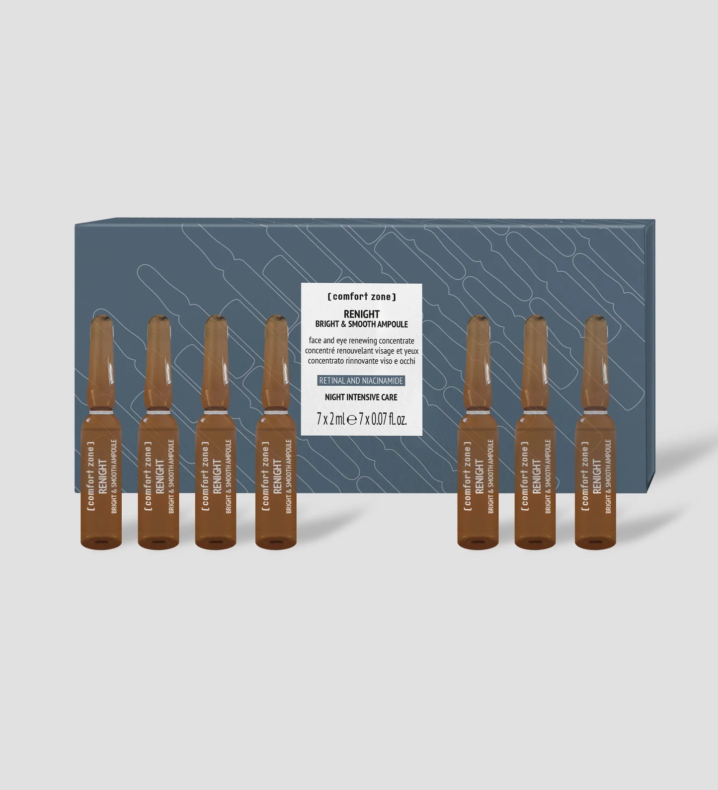 COMFORT ZONE RENIGHT BRIGHT & SMOOTH AMPOULE